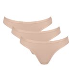 Sloggi GO Daily Cotton Mini Μπεζ Γυναικεία Εσώρουχα 3Pack