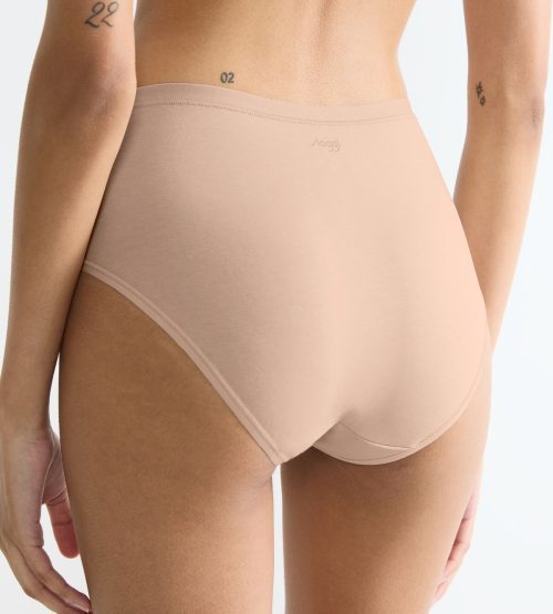 Sloggi GO Daily Cotton Midi Μπεζ Γυναικεία Εσώρουχα 3Pack - Image 4