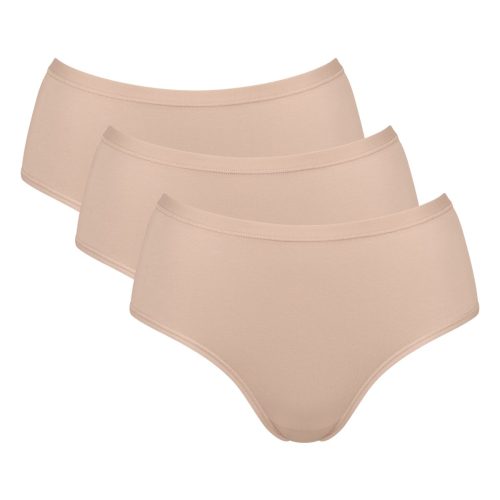 Sloggi GO Daily Cotton Midi Μπεζ Γυναικεία Εσώρουχα 3Pack