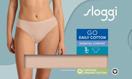 Sloggi GO Daily Cotton Tai Μπεζ Γυναικεία Εσώρουχα 3Pack - Image 6