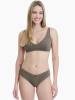 Walk Ταμπά-Λαδί Multicolor Γυναικεία Brazil 2Pack με Δαντέλα