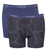Sloggi Start Short Ανδρικά Μποξεράκια Μπλε/Μαρέν 2Pack