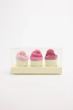 Ysabel Mora Strawberry Muffin Γυναικείες Βαμβακερές Κάλτσες 3 Ζεύγη σε Συσκευασία Δώρου