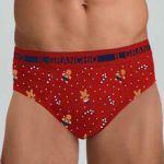 Κόκκινο Χριστουγεννιάτικο Ανδρικό Βαμβακερό Slip