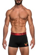 Inizio Ανδρικό Μποξεράκι Μαύρο με Σχέδιο Κλειδαριά