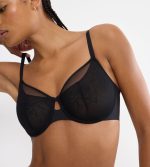 Triumph Comfort Contour W01 Μαύρο Σουτιέν με Μπανέλα χωρίς Ενίσχυση