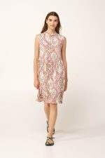 Vamp Εμπριμέ Γυναικείο Viscose Φόρεμα