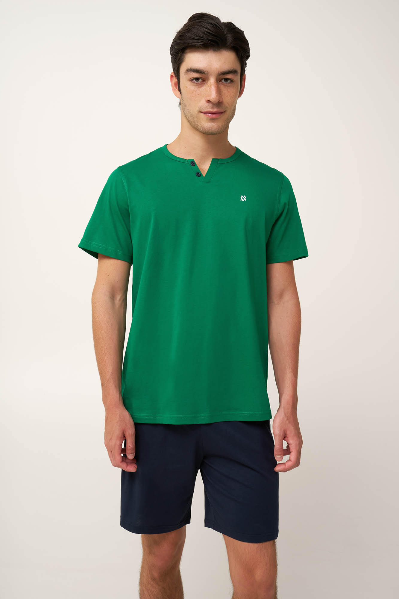 Vamp Green Surf Ανδρική Βαμβακερή Πυτζάμα