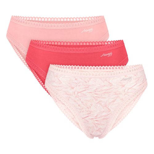 Sloggi Multicolor GO Crush H High Leg Γυναικεία Εσώρουχα 3Pack
