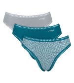 Sloggi Multicolor GO Crush H High Leg Γυναικεία Εσώρουχα 3Pack