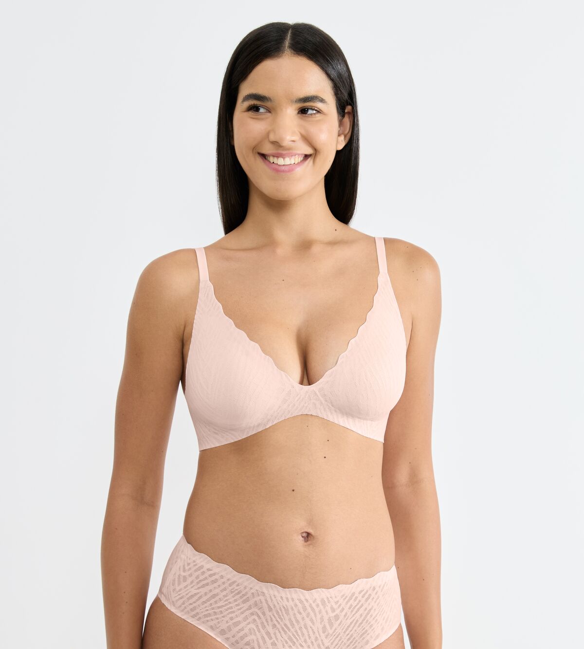 Sloggi ZERO Feel Bliss THE UP Μπεζ Σουτιέν με Αποσπώμενη Ενίσχυση - Image 2