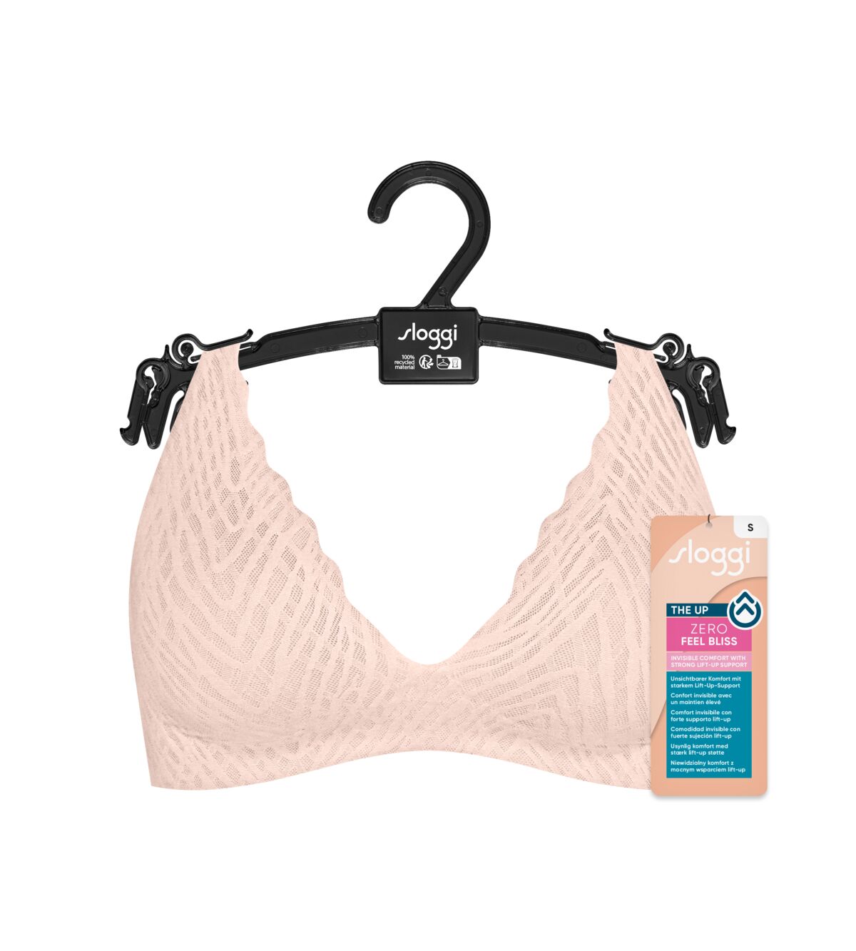 Sloggi ZERO Feel Bliss THE UP Μπεζ Σουτιέν με Αποσπώμενη Ενίσχυση