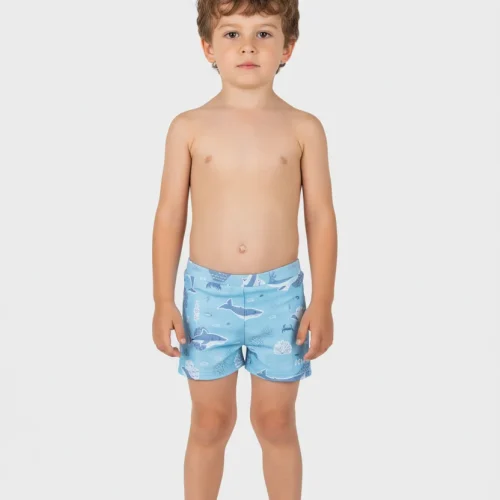 Joyce Σιέλ Παιδικό Μαγιό Σόρτς