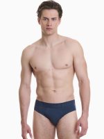 Walk Μπλε Σκ./Ραφ Ανδρικά Βαμβακερά Σλιπ 2 τμχ