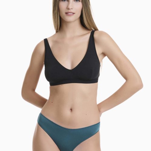 Walk Κόκκινο/Πετρόλ Σλιπ από Bamboo 2 τμχ