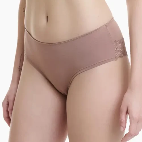 Walk Ταμπά Hipster Σλιπ από Bamboo με Δαντέλα στο Τελείωμα