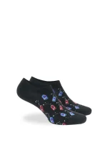 Walk Μαύρες Κάλτσες από Bamboo με Σχέδιο Soft Drinks