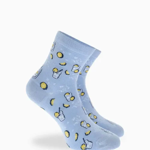 Walk Σιέλ Ημίκοντες Κάλτσες από Bamboo με Σχέδιο Bombay