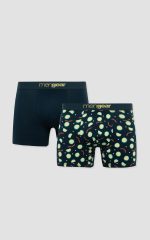 Minerva Lemon Vibes Ανδρικά Βαμβακερά Boxer 2τμχ