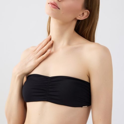 Minerva Hutu Μαύρο Bikini Top Bandeau
