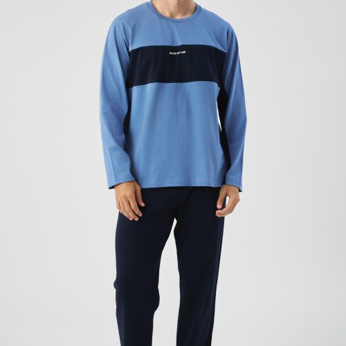 Minerva Flow Blue Raf Ανδρική Βαμβακερή Πυτζάμα