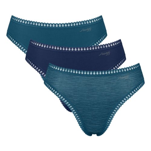 Sloggi Multicolor GO Crush H High Leg Γυναικεία Εσώρουχα 3Pack