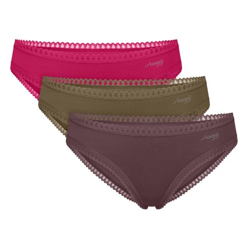 Sloggi Multicolor GO Crush Mini Γυναικεία Εσώρουχα 3Pack