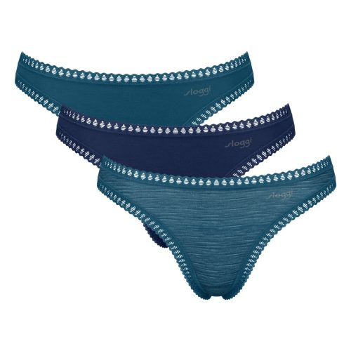 Sloggi Multicolor GO Crush String Γυναικεία Εσώρουχα 3Pack