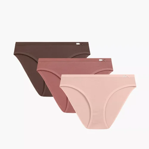 Atlantic 3Pack Multicolor Sport Βαμβακερά Γυναικεία Εσώρουχα
