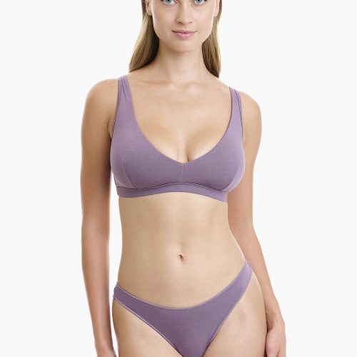 Walk Μπλε Σκ./Μωβ Γυναικεία Brazil από Bamboo 2Pack