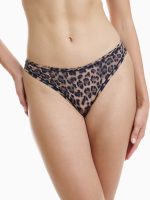 Walk Animal Print Ultralight Brazilian Σλιπ από Microfiber