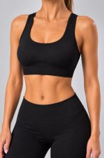Body Glove High Support Μαύρο Γυναικείο Μπουστάκι με Προσθαφαιρούμενη Ενίσχυση