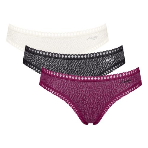 Sloggi Multicolor GO Crush Mini Γυναικεία Εσώρουχα 3Pack