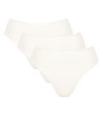 Sloggi GO Daily Cotton Tai Λευκά Γυναικεία Εσώρουχα 3Pack